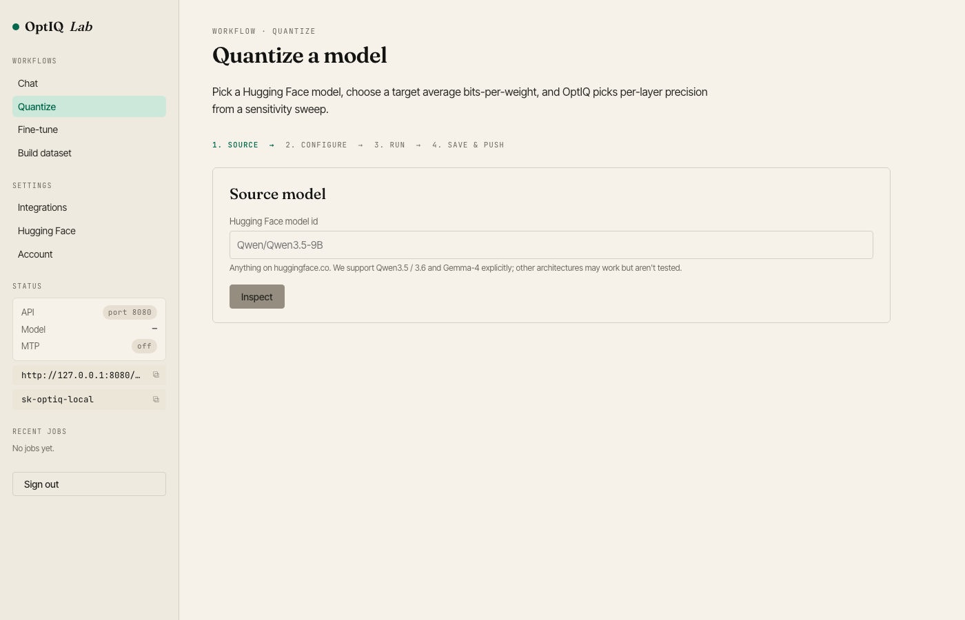 Quantize wizard